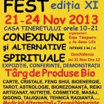 EZOTERIC FEST editia XI-a, 21 -24 Nov 2013, CASA TINERETULUI, Timisoara