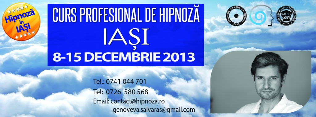 Training Profesional de Hipnoza Iasi 2013